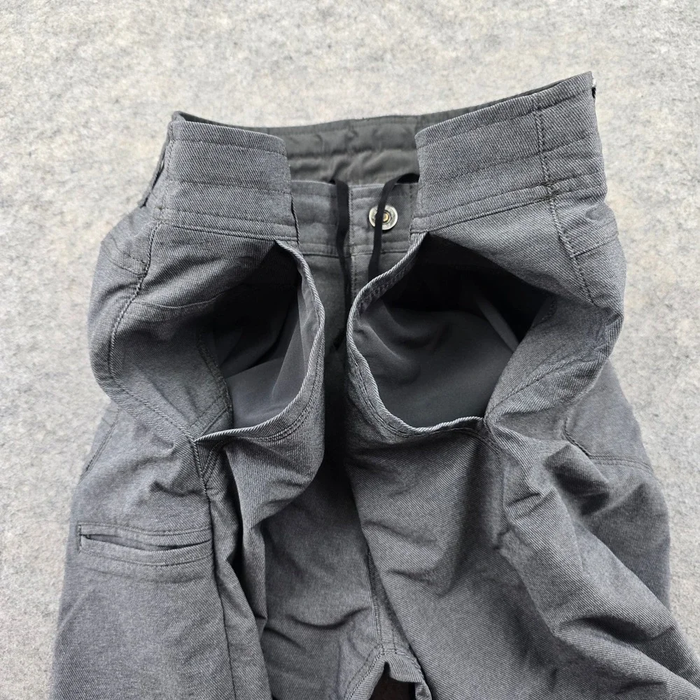 Kuhl Mens Hybrid Shorts Size 38 Gray Quick Dry Hiking Outdoor Drawstring Pockets